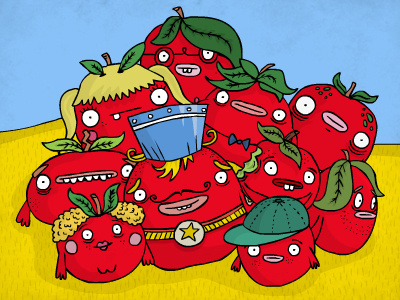 The good guys from 'The Land of Venn' game character educational game ios kids