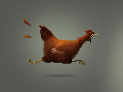 Chicken 2d character character design chicken game illustration social game