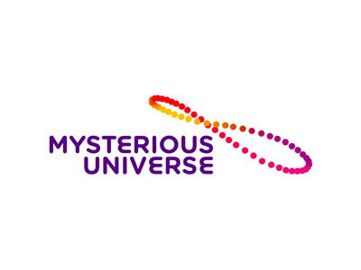 Mysterious Universe logo design astronomy colorful diagram dots logo logo design mysterious universe podcast radio solar analemma space sun