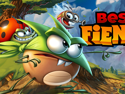 Best Fiends Key Art best fiends illustration ios key art mobile games seriously digital entertainment