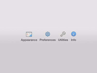 Toolbar Icons iwork preferences yosemite