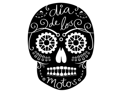 Skull motorcycle skull