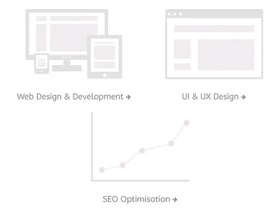 Services (Small) design grey icon illustration pink seo ui ux web design website