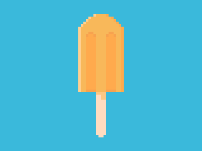 Dreamsicle dessert dream dreamsicle gif icecream illustration orange pixel