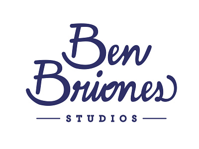 Ben Briones Studios camera logo navy photography