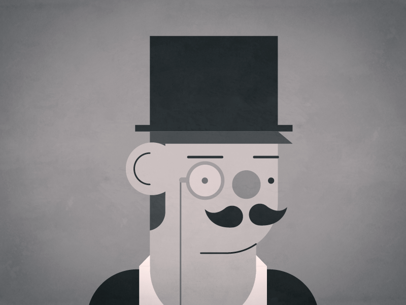 Aristocrat 2d animation ae after effects animation character flat gif illustration illustrator loop motion graphics vector