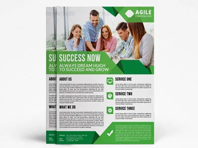 Corporate Flyer Template Vol 36 ad advertising business business flyer business material corporate flyer flyer graphic river psd template