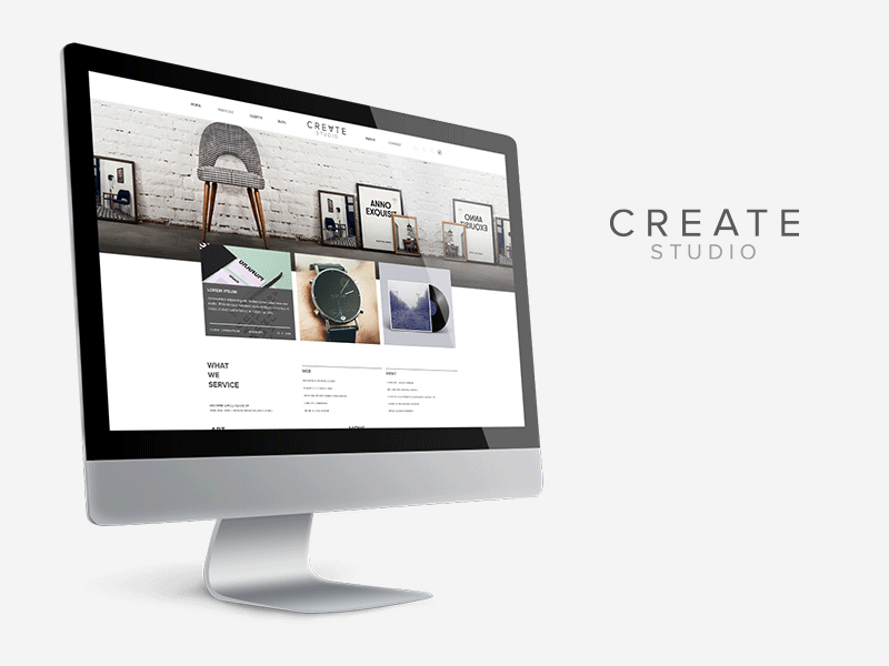 Create Studio branding create design graphic homepage logo pen pencil typography vietnam web website