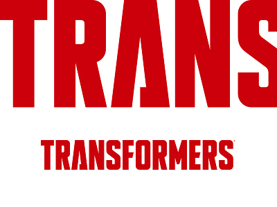 Transformers Logo brand development custom type logo rebrand transformers typography
