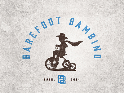 Barefoot Bambino kid lifestyle logo shoes vintage