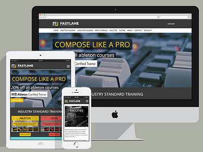 Responsive Showcase audio responsive web design