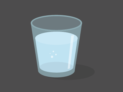Glass of Water glass illustration illustrator water
