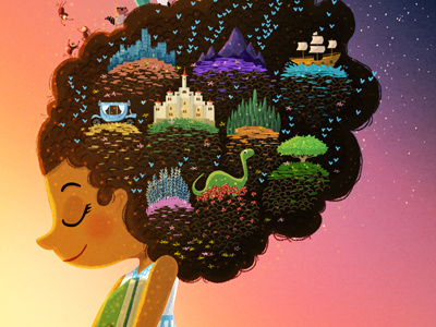book dream believer book books illustration imagination reading