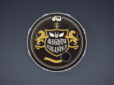 Kick drum drums illustration kick music rock