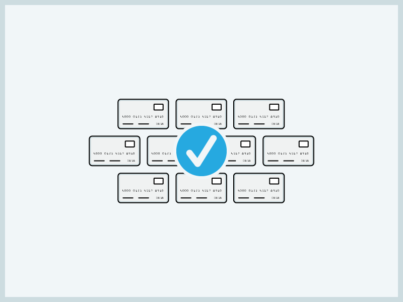 Card Acceptance acceptance check credit card debit card how it works illustration marketing plastiq website