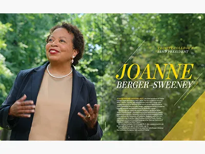 President Q&A editorial feature magazine