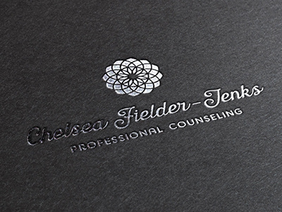 Counseling Logo circle circles design flower graphic logo overlap overlay silver