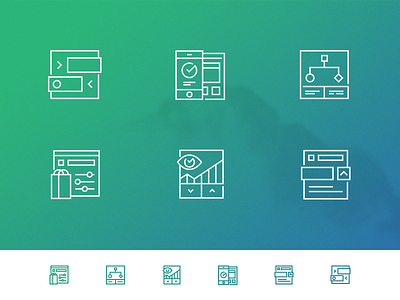 SEO Capability Icons affiliate forecasting icon mobile seo shopping stuff usability