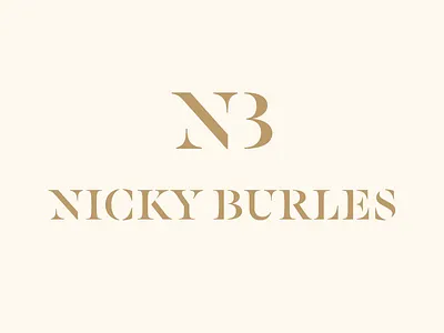 Nicky Burles logotype monogram