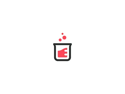 Lab beaker icon lab science