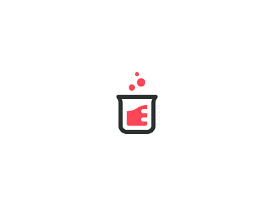 Lab beaker icon lab science