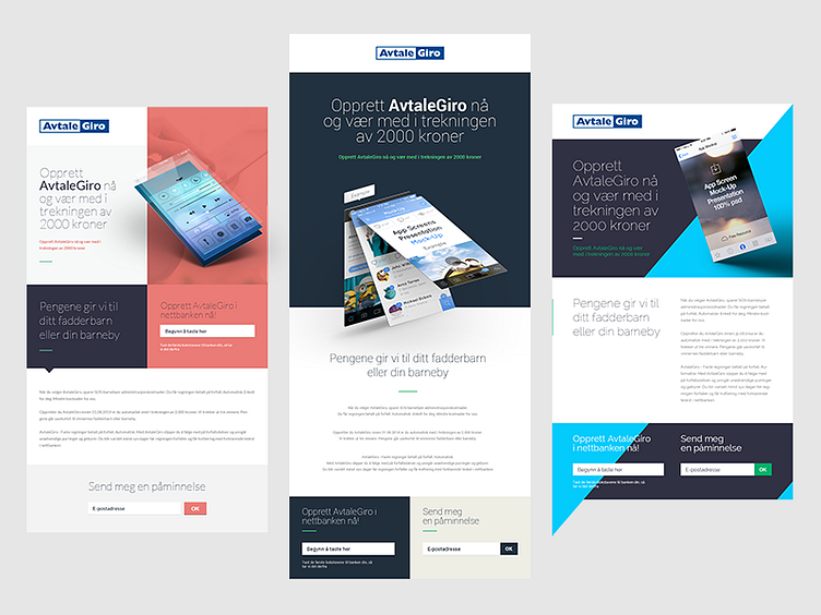 Campaign templates by Adam Rozmus on Dribbble