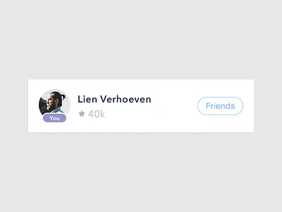 You Badge clean flat friends ios7 iphone minimal spayce ui ux