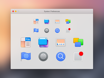 Yosemite System Preferences icon mac osx replacement icon system preferences toolbar yosemite