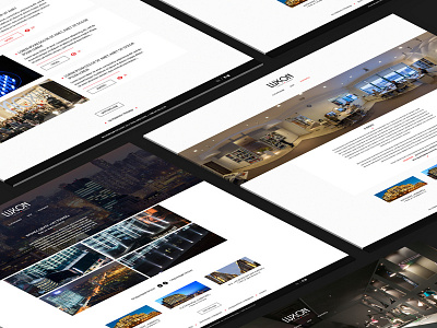 Luxon Pages brand branding internet lighting portfolio site ui ux web