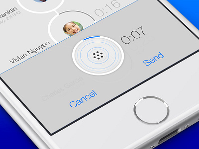 Hoop hoop circles iphone app loops voice voice messenger