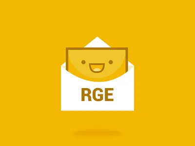 Really Good Emails Logo - Rebound 3 email icon identity illustration logo vector wip