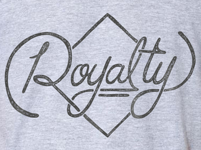 Royalty hand drawn type kansas city royals screen print tshirt typography