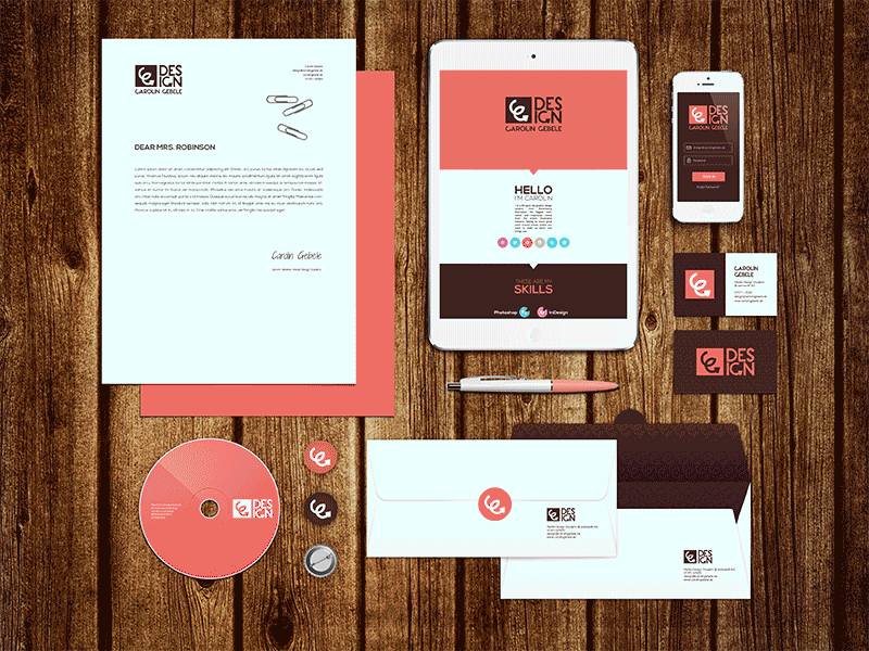 Selfbranding update branding carolin color creative design gebele graphic mark palette