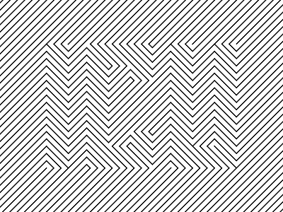 I-C-U Maze lines maze vector