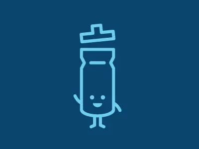 water bottle bottle character cute icon illustration vector water bottle