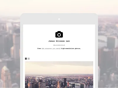 Unsplash — Profiles feature monospaced profiles unsplash