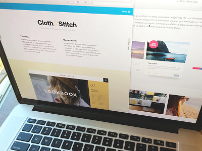 Notch Case Study agency case study clean client detail notch portfolio responsive simple ui ux website