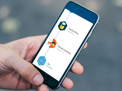 Activities List design illustration ios ios 8 learning mobile ui ux