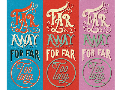 Type Test color hand handmade lettering poster texture type typography