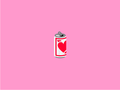 Beer Can beer beverage can emoji flirtmoji heart pbr