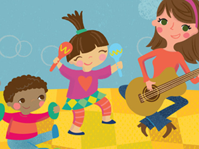 music makers boy children girl instruments kids music preschool vector