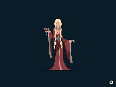 Cersei cersei character design game of thrones illustration lannister