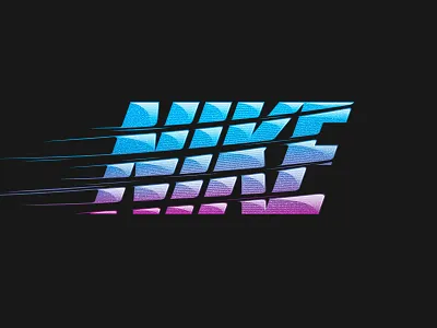 Nike T-shirt Design fast fearless illustration logo nike tshirt typography