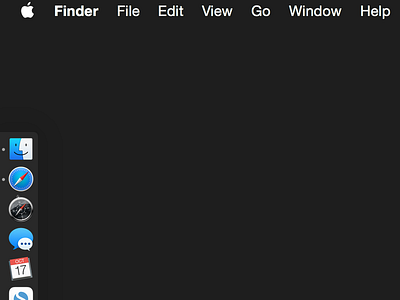 No-Menubar on Yosemite dark dark mode desktop menubar os x yosemite