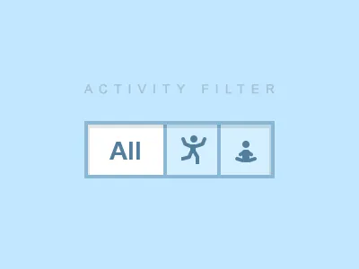 Activity pills activity filter pills ui yoga