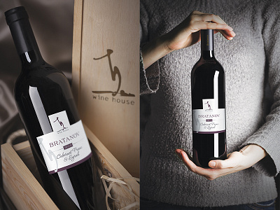 Winehouse Label graphicdesign label packaging wine