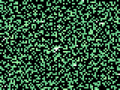 Lots of Squares digital eye future green magic matrix pattern pixels squares