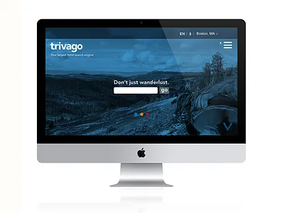 Trivago design travel web