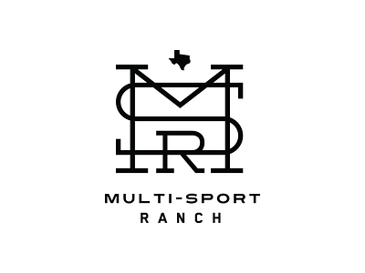 Multi-Sport Ranch Identity bike cycling exercise fitness identity logo run running sports swim tri