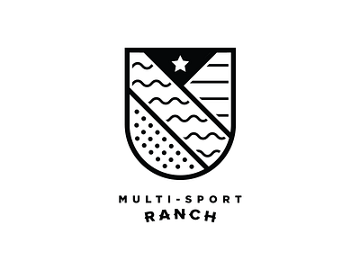 Multi-Sport Ranch Identity bike cycling exercise fitness identity logo run running sports swim tri